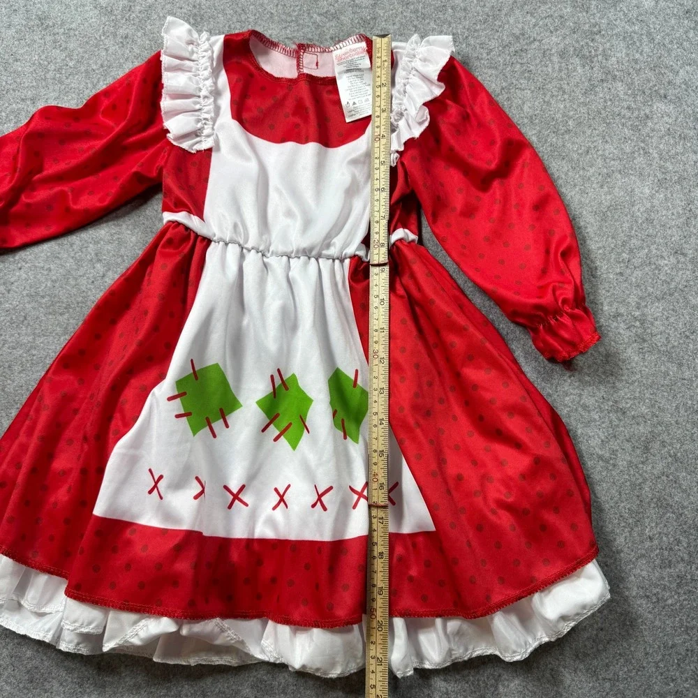 Inspirit Designs Strawberry Shortcake Toddler Costume Dress 3T 4T Red Polka Dot